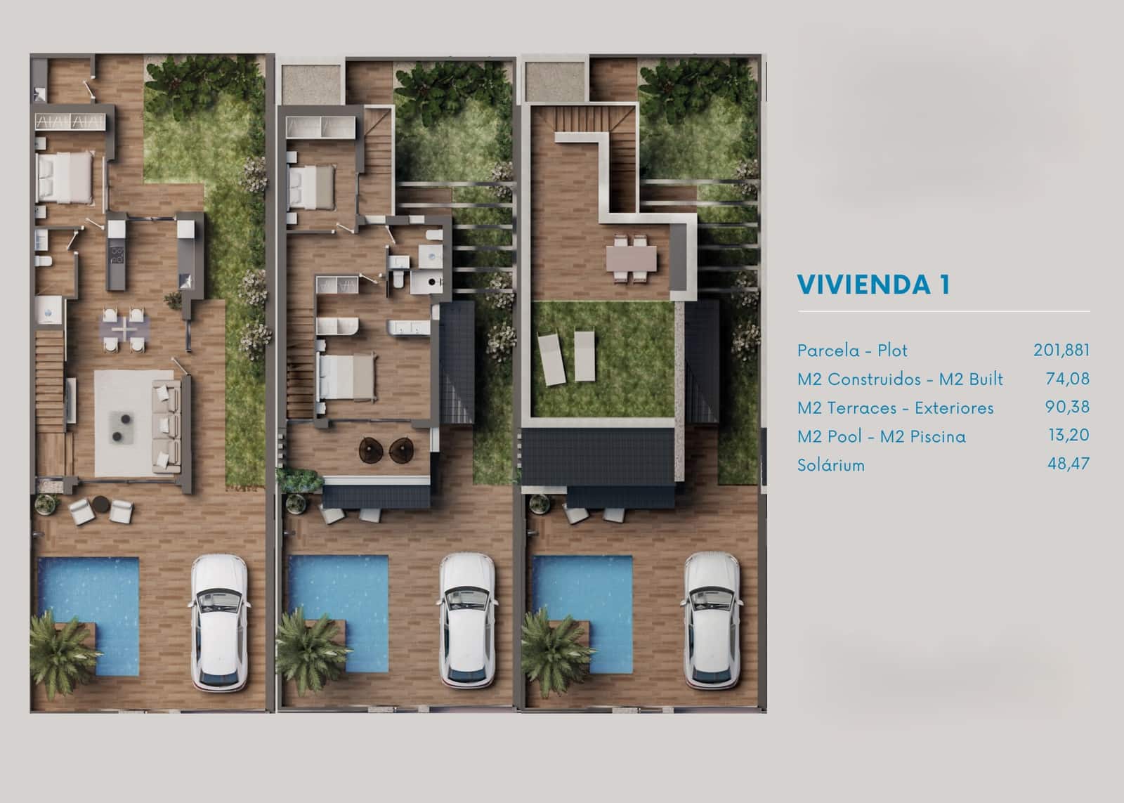 3 quarto Moradia para venda em San Pedro del Pinatar com piscina garagem - 479 900 € (Ref: 9519397)