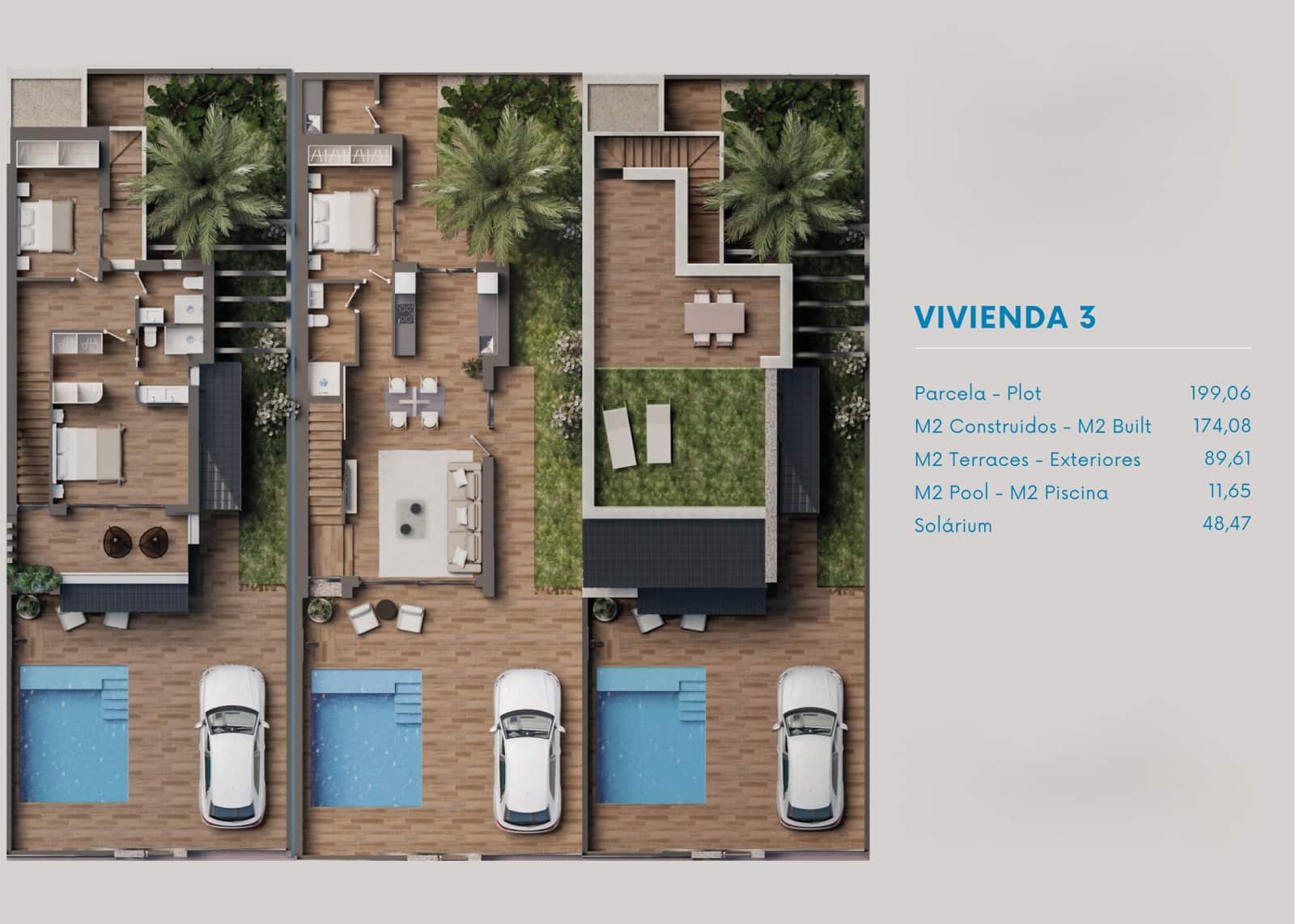 3 quarto Moradia para venda em San Pedro del Pinatar com piscina garagem - 479 900 € (Ref: 9519397)