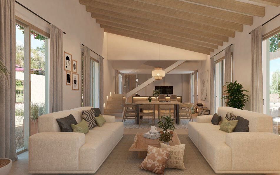 4 sypialnia Finka/Dom wiejski na sprzedaż w L'Horta / S'Horta z basenem garażem - 2 500 000 € (Ref: 9521780)