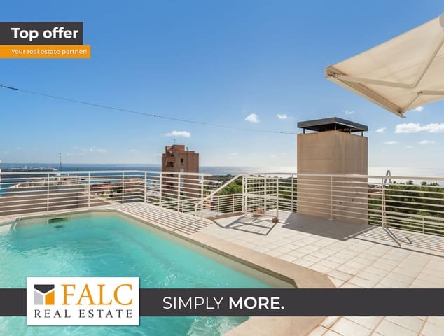 4 soverom Penthouse til salgs i La Bonanova, Palma de Mallorca med svømmebasseng garasje - € 1 950 000 (Ref: 9521783)