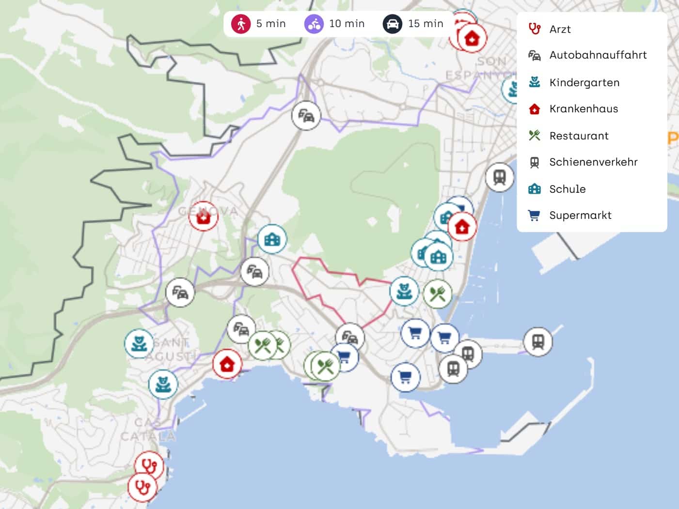 4 soverom Penthouse til salgs i Palma de Mallorca med svømmebasseng garasje - € 1 950 000 (Ref: 9521783)