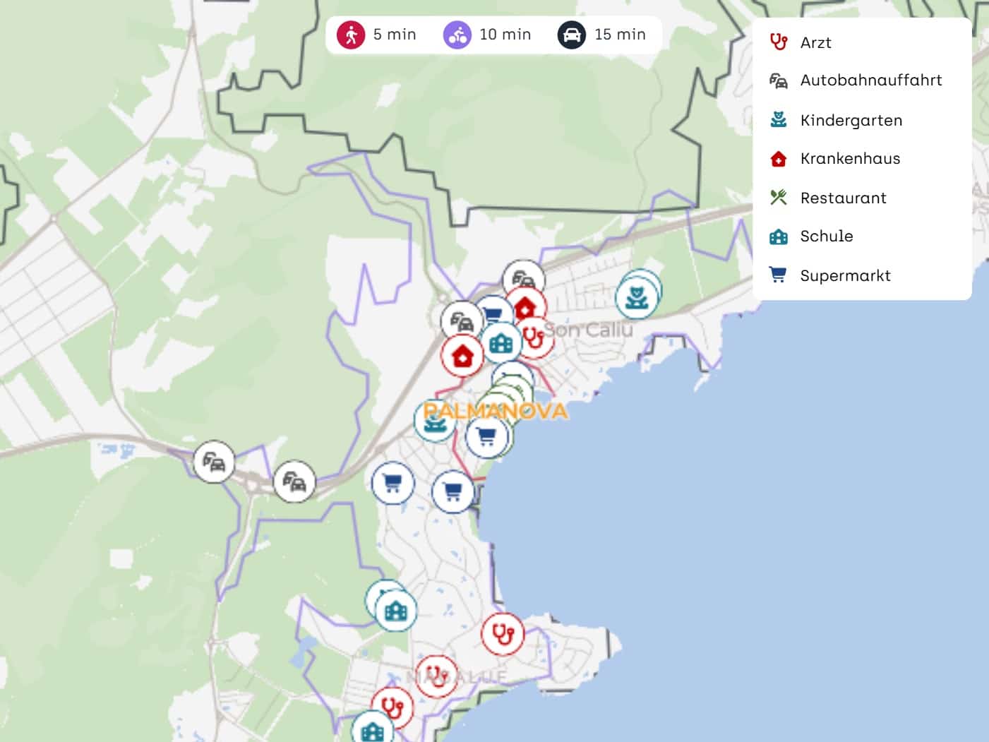 5 chambre Villa/Maison à vendre à Palmanova avec piscine garage - 1 750 000 € (Ref: 9521784)