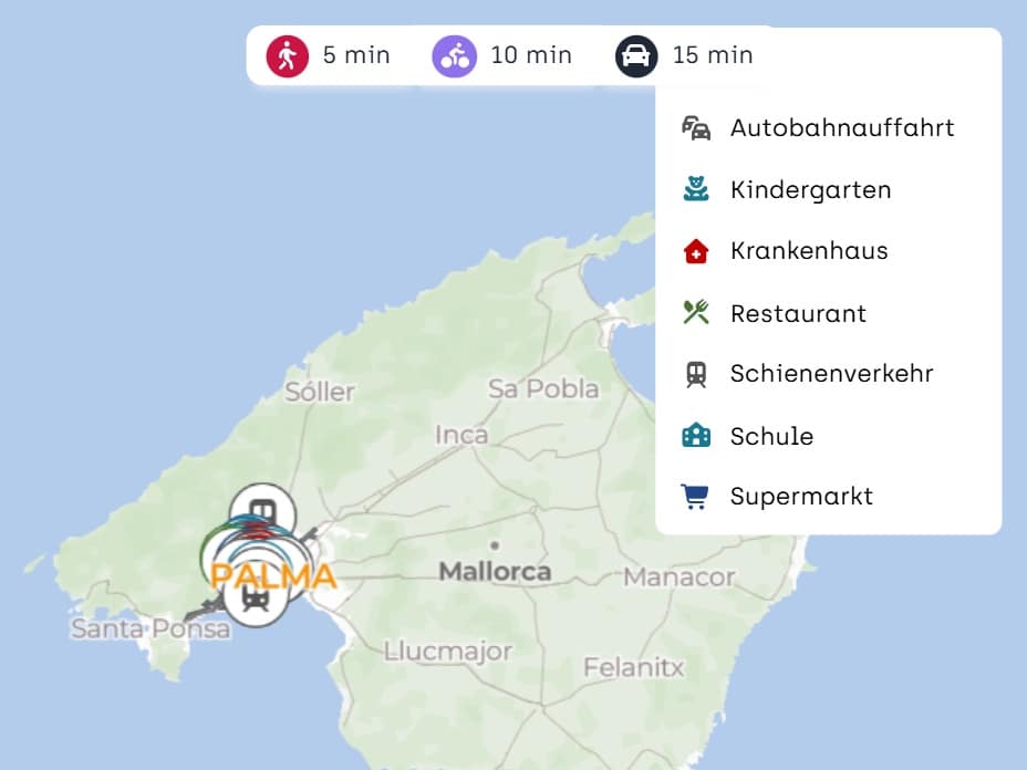 4 soverom Kjedet enebolig til salgs i Palma de Mallorca med svømmebasseng garasje - € 1 290 000 (Ref: 9525577)