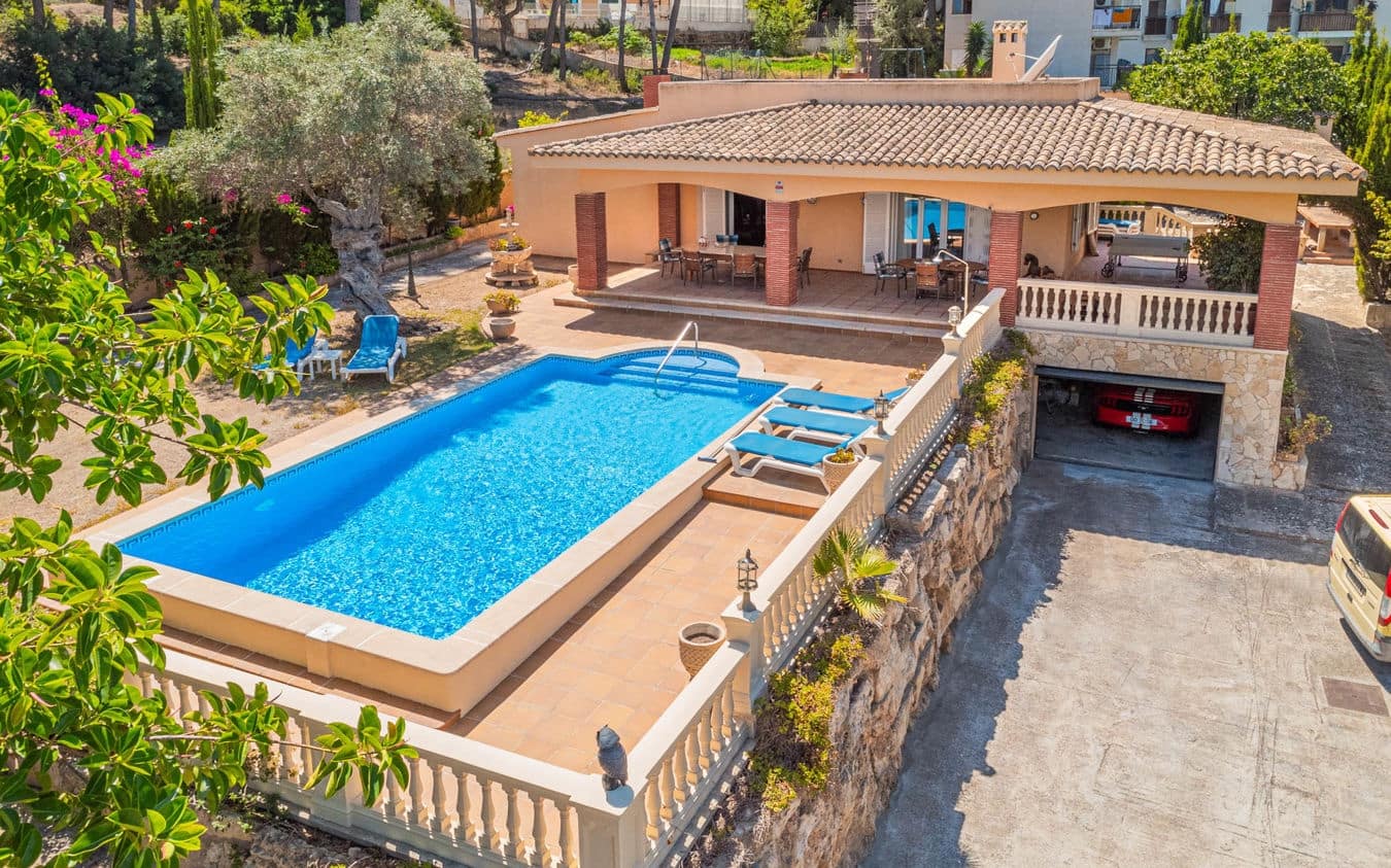 5 sypialnia Willa na sprzedaż w Santa Ponsa z basenem garażem - 1 950 000 € (Ref: 9528125)