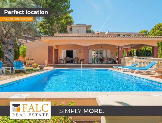 5 sypialnia Willa na sprzedaż w Santa Ponsa, Calvià z basenem garażem - 1 950 000 € (Ref: 9528125)