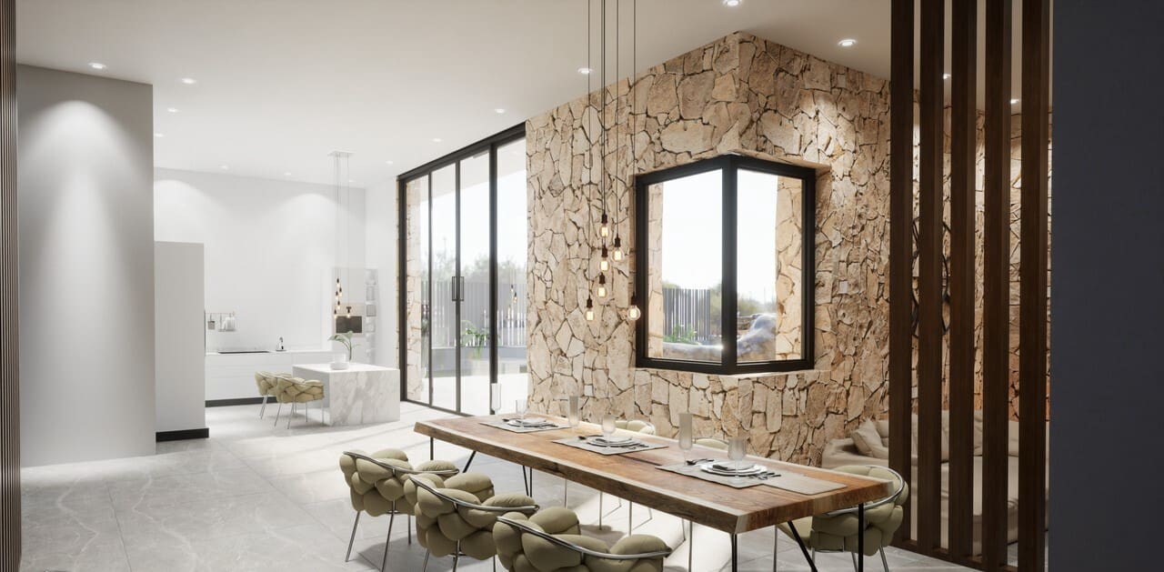 3 sypialnia Willa na sprzedaż w Sa Rapita / La Rapita z basenem garażem - 1 920 000 € (Ref: 9528128)