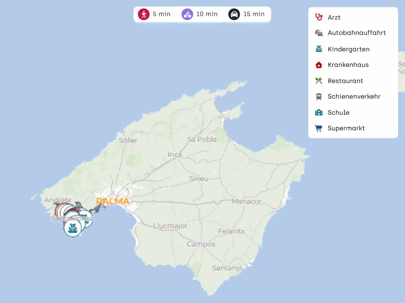 2 sypialnia Penthouse na sprzedaż w Santa Ponsa z basenem garażem - 1 890 000 € (Ref: 9528134)