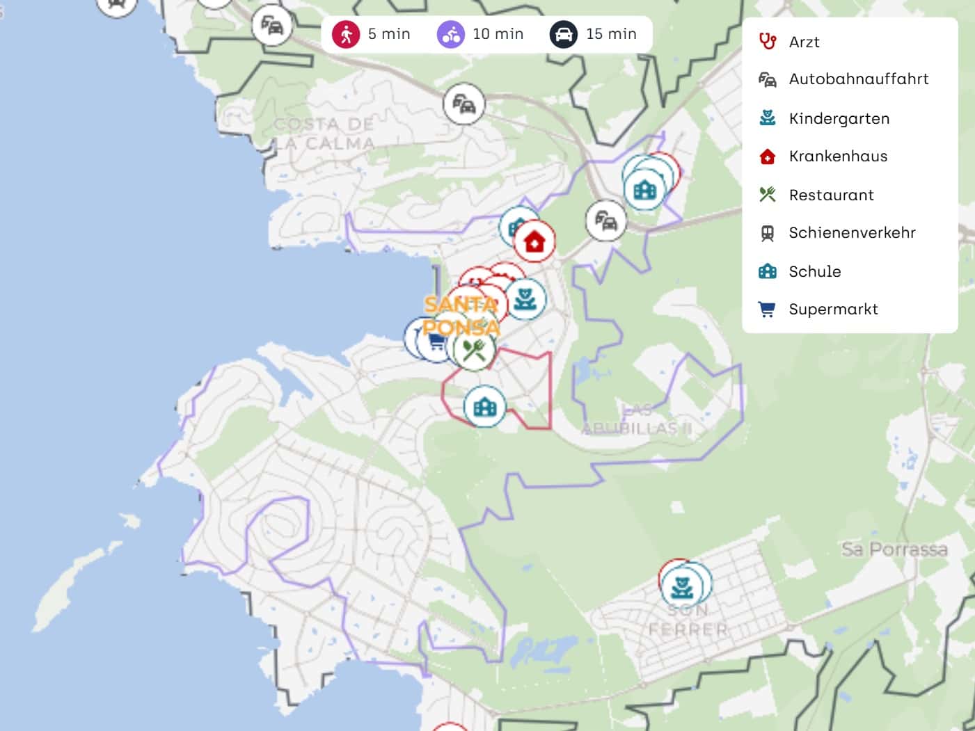 2 sypialnia Penthouse na sprzedaż w Santa Ponsa z basenem garażem - 1 890 000 € (Ref: 9528134)