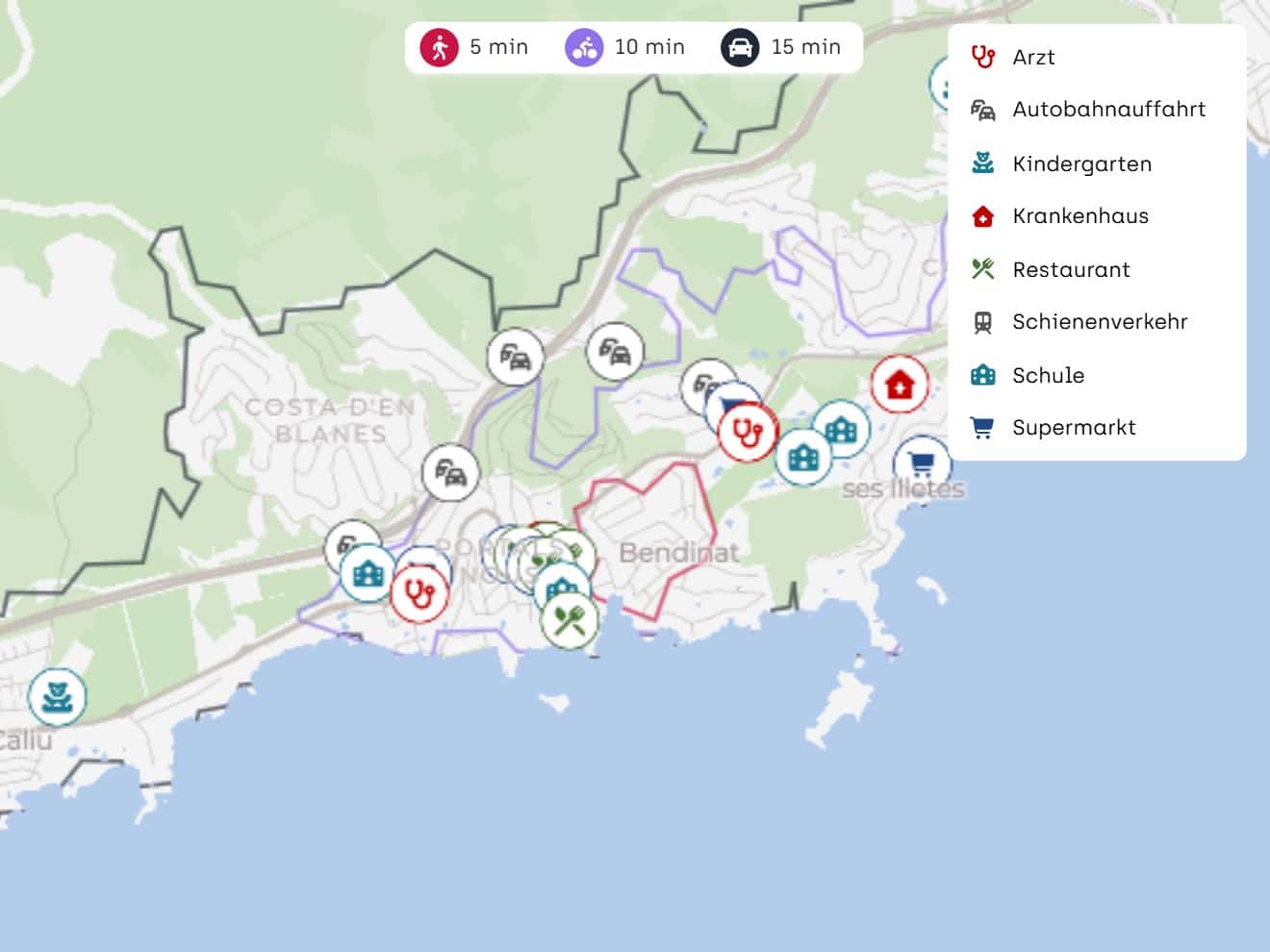 3 soveværelse Lejlighed til salg i Bendinat med swimmingpool garage - € 5.900.000 (Ref: 9528517)