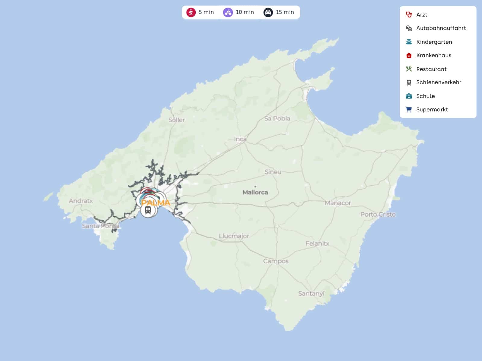 5 soveværelse Lejlighed til salg i Palma de Mallorca med swimmingpool garage - € 2.800.000 (Ref: 9534934)