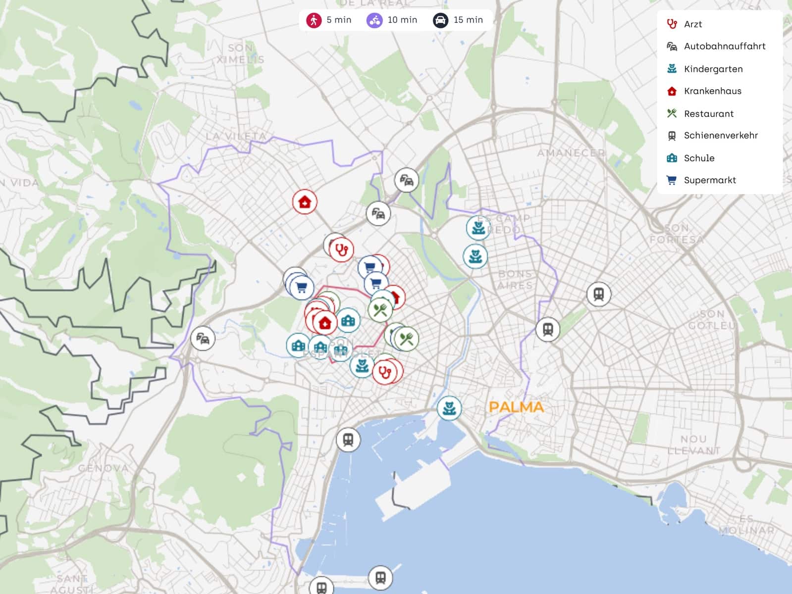 5 soveværelse Lejlighed til salg i Palma de Mallorca med swimmingpool garage - € 2.800.000 (Ref: 9534934)
