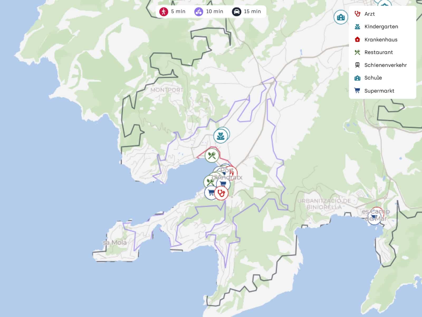 6 Zimmer Villa zu verkaufen in Puerto de Andratx mit Pool Garage - 5.900.000 € (Ref: 9534936)