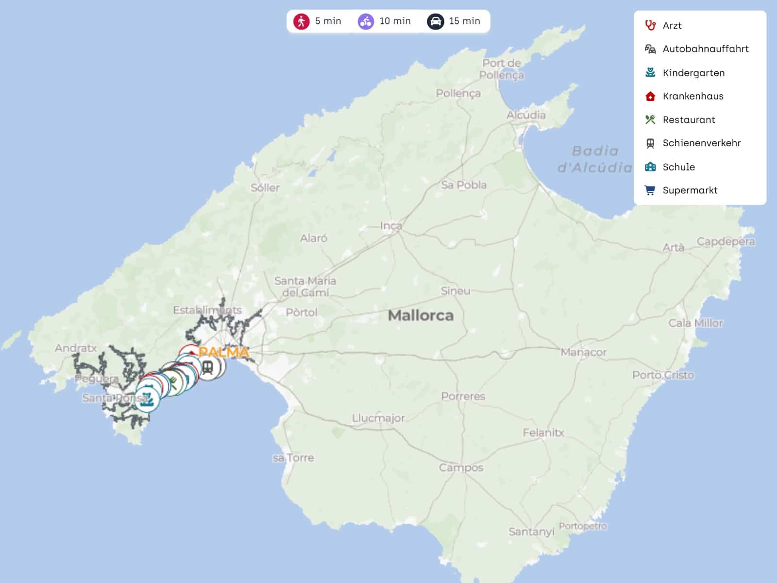 3 chambre Appartement à vendre à Portals Nous avec piscine garage - 1 990 000 € (Ref: 9534940)
