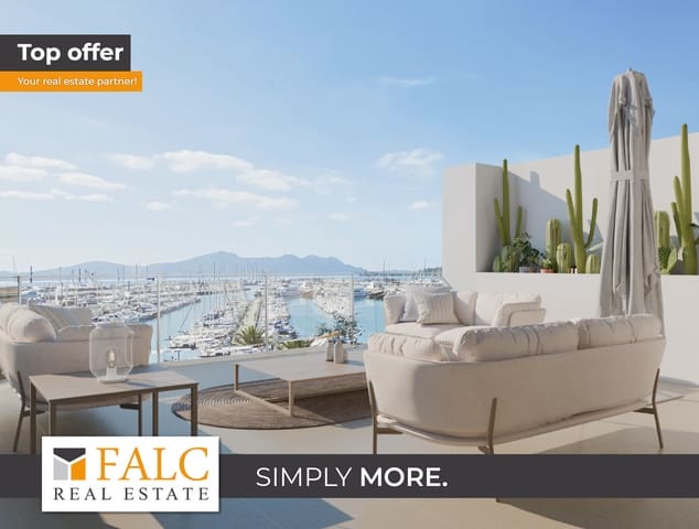 3 makuuhuone Kattohuoneisto myytävänä paikassa Port de Pollença, Pollensa / Pollença mukana uima-altaan - 2 390 000 € (Ref: 9538891)