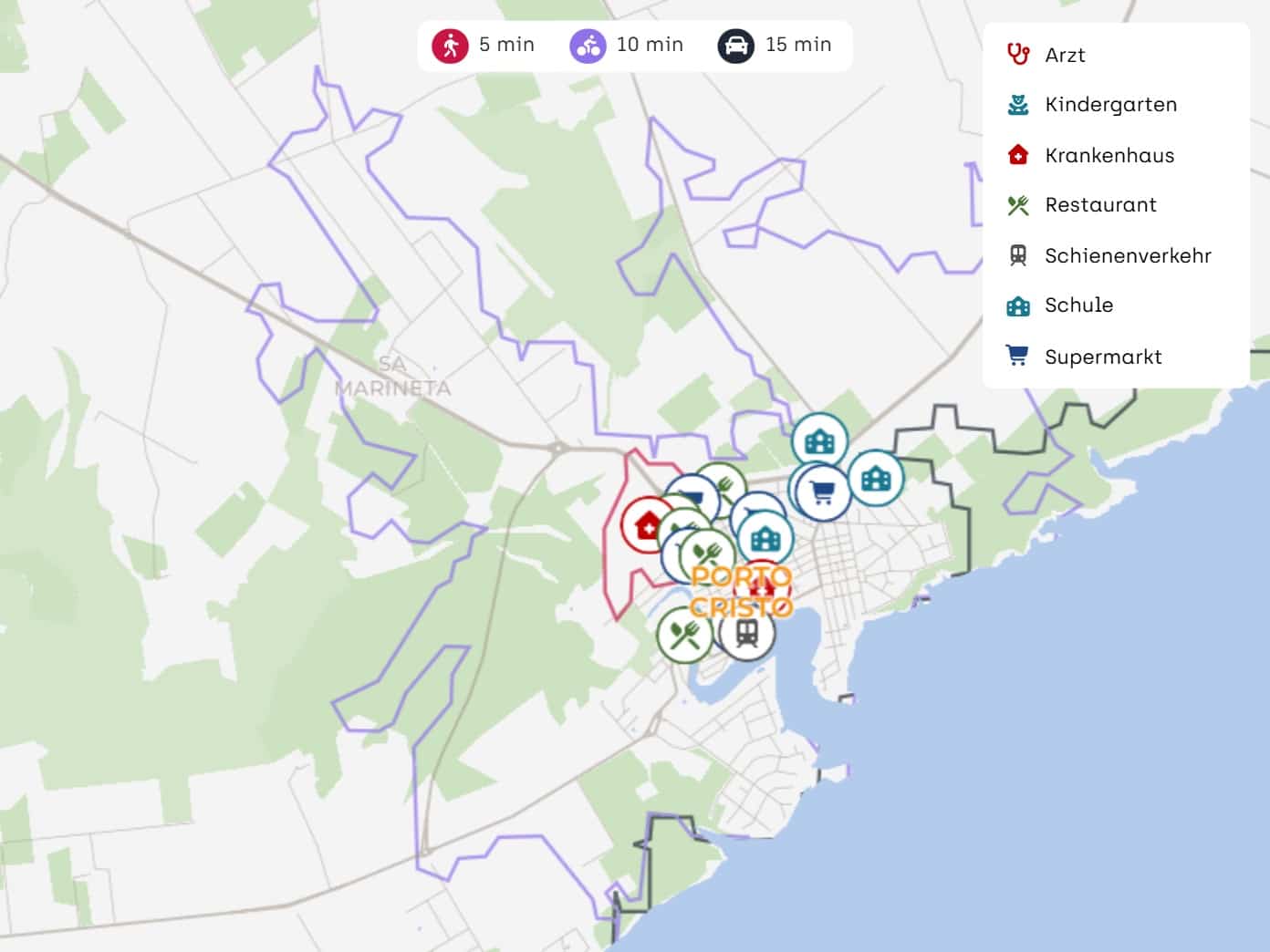 3 quarto Apartamento para venda em Portocristo / Port de Manacor com piscina garagem - 921 000 € (Ref: 9538896)