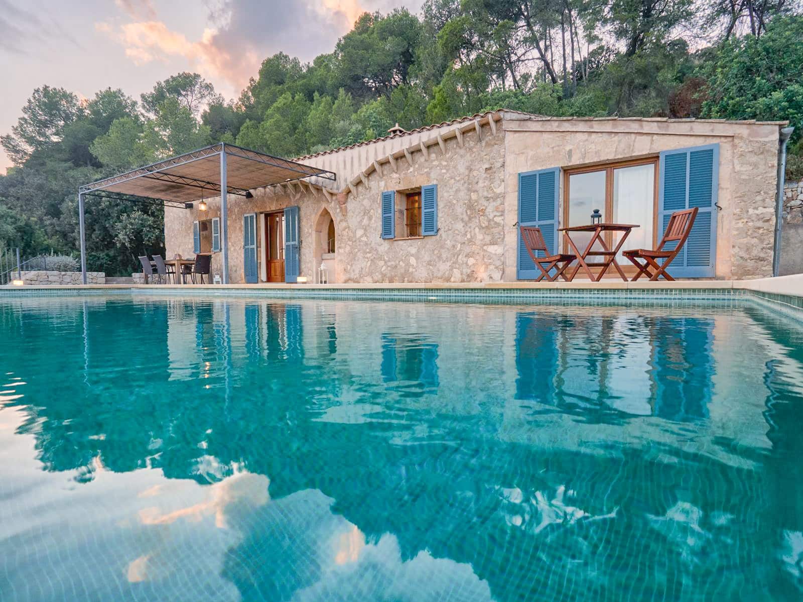 2 Zimmer Finca/Landgut zu vermieten in Sineu mit Pool - 3.150 € (Ref: 9539603)