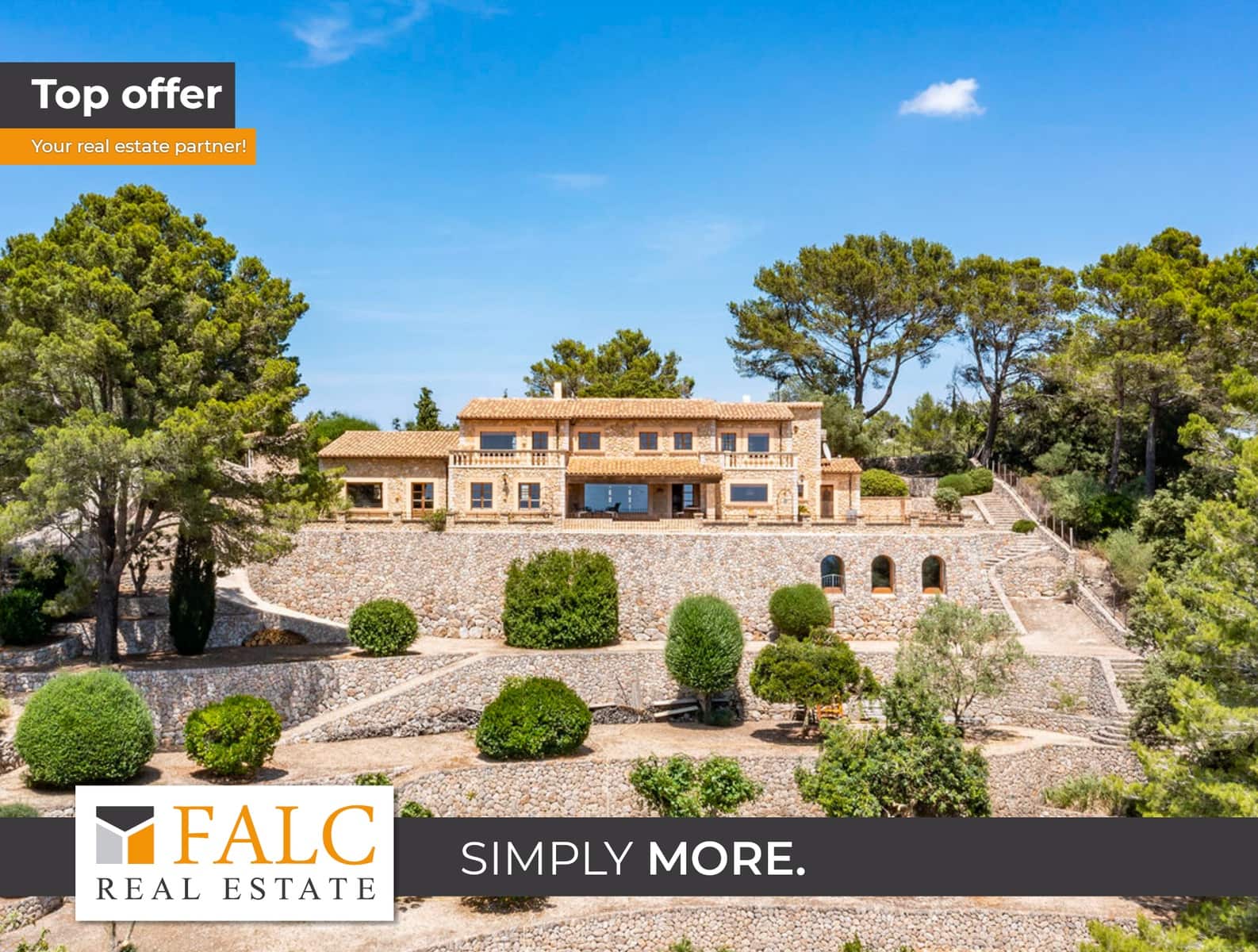 4 slaapkamer Finca/Landhuis te koop in Galilea met zwembad garage - € 2.650.000 (Ref: 9541722)