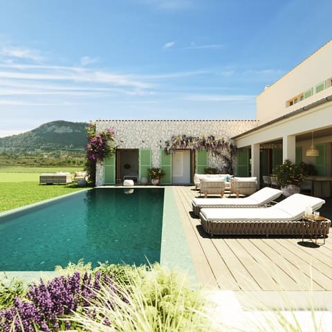 4 sovrum Finca/Hus på landet till salu i Sineu med pool garage - 1 800 000 € (Ref: 9569426)