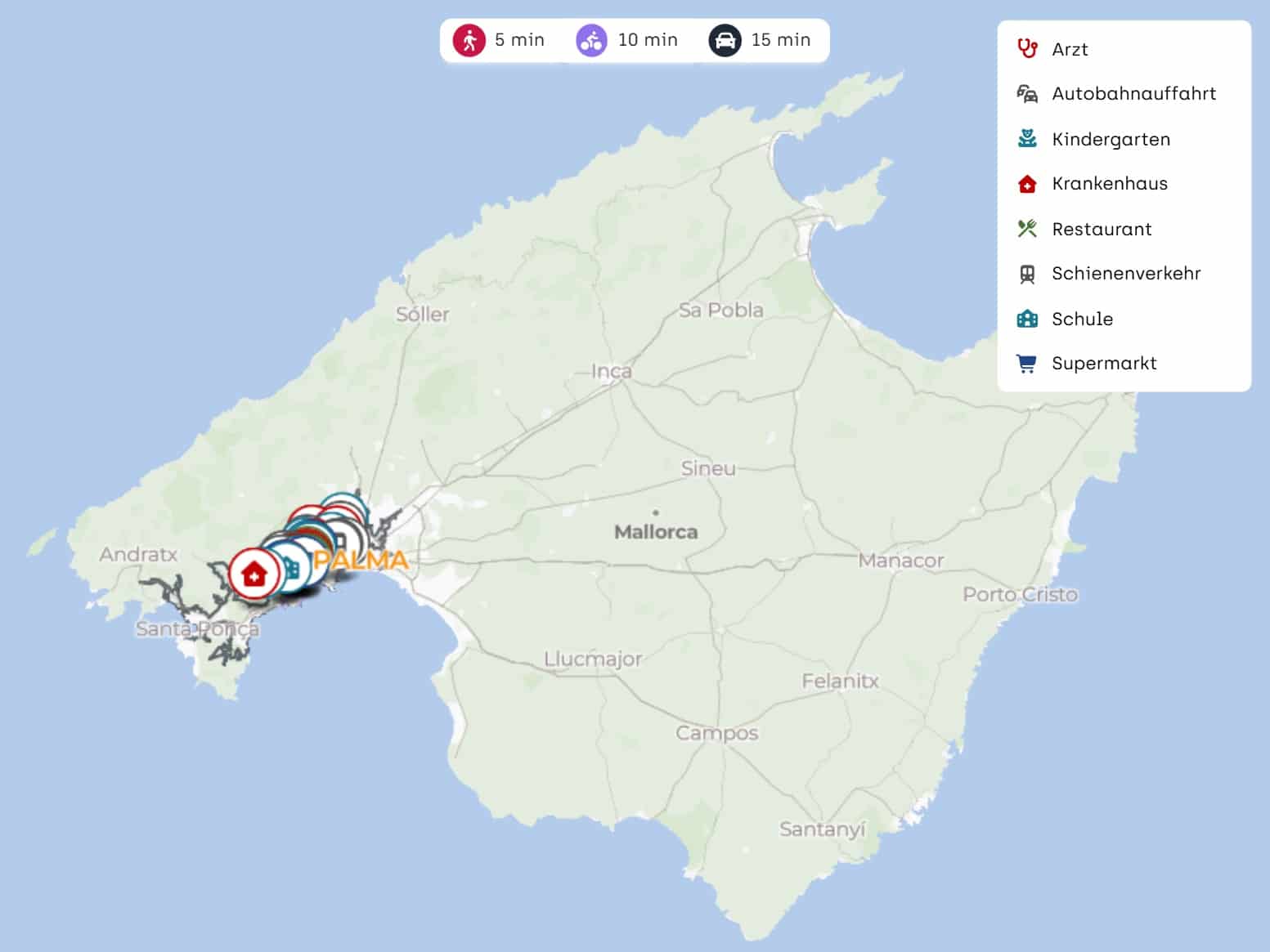 4 sypialnia Apartament na sprzedaż w Bendinat z basenem garażem - 1 390 000 € (Ref: 9579143)