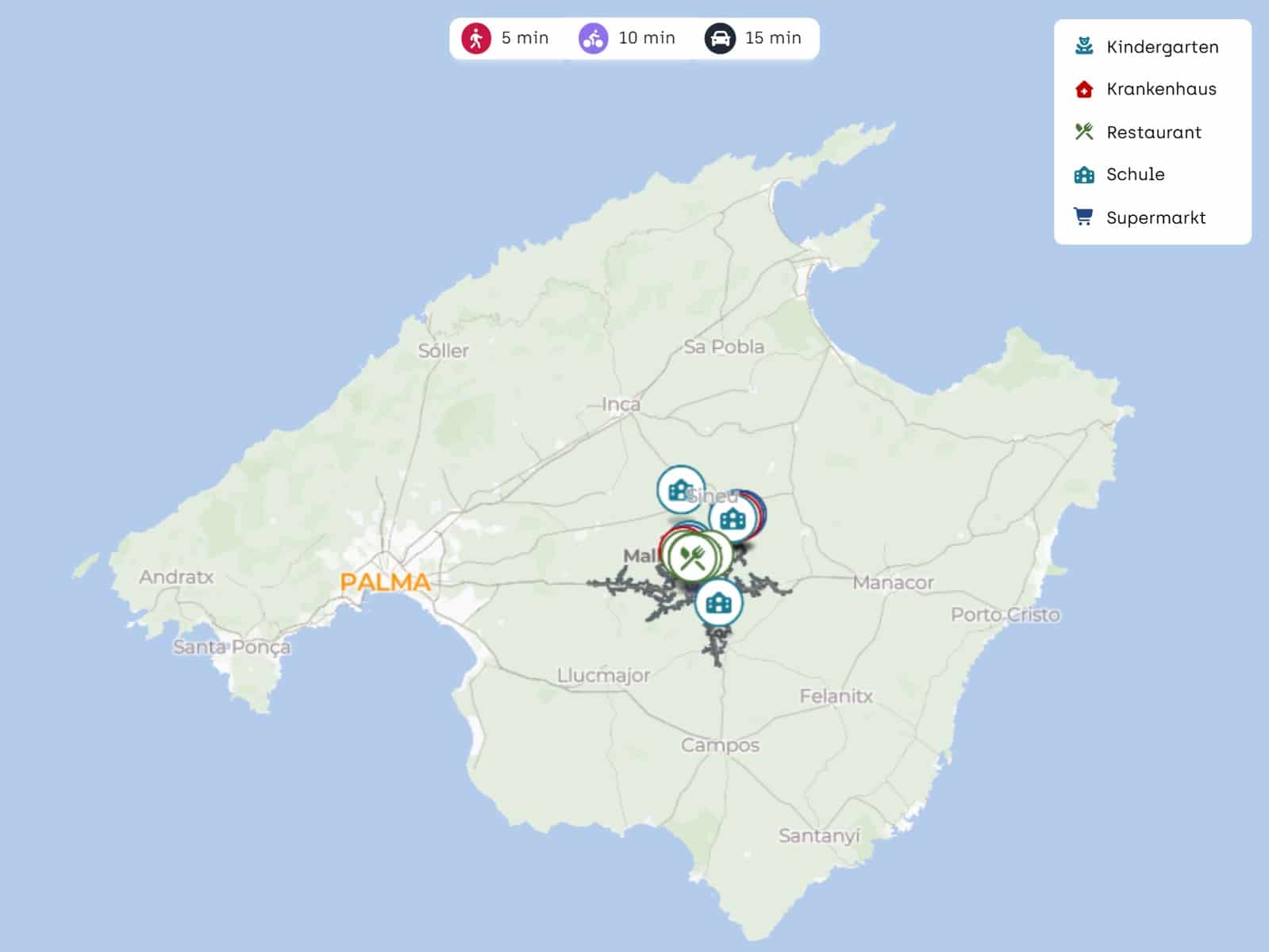 7 chambre Finca/Maison de Campagne à vendre à Montuiri avec piscine garage - 2 600 000 € (Ref: 9580054)