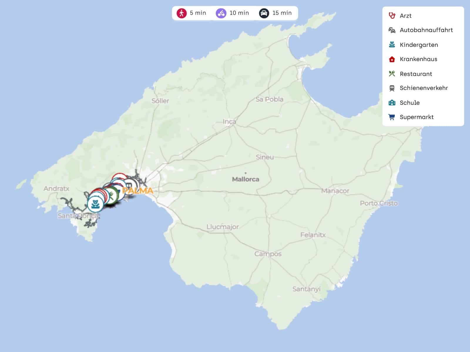 3 makuuhuone Huvila myytävänä paikassa Son Ferrer mukana uima-altaan 
autotalli - 795 000 € (Ref: 9580056)