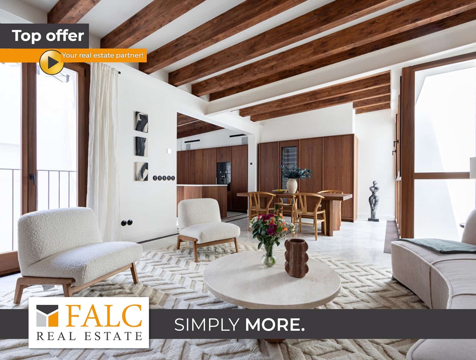 3 slaapkamer Penthouse te koop in Palma de Mallorca - € 3.950.000 (Ref: 9580058)