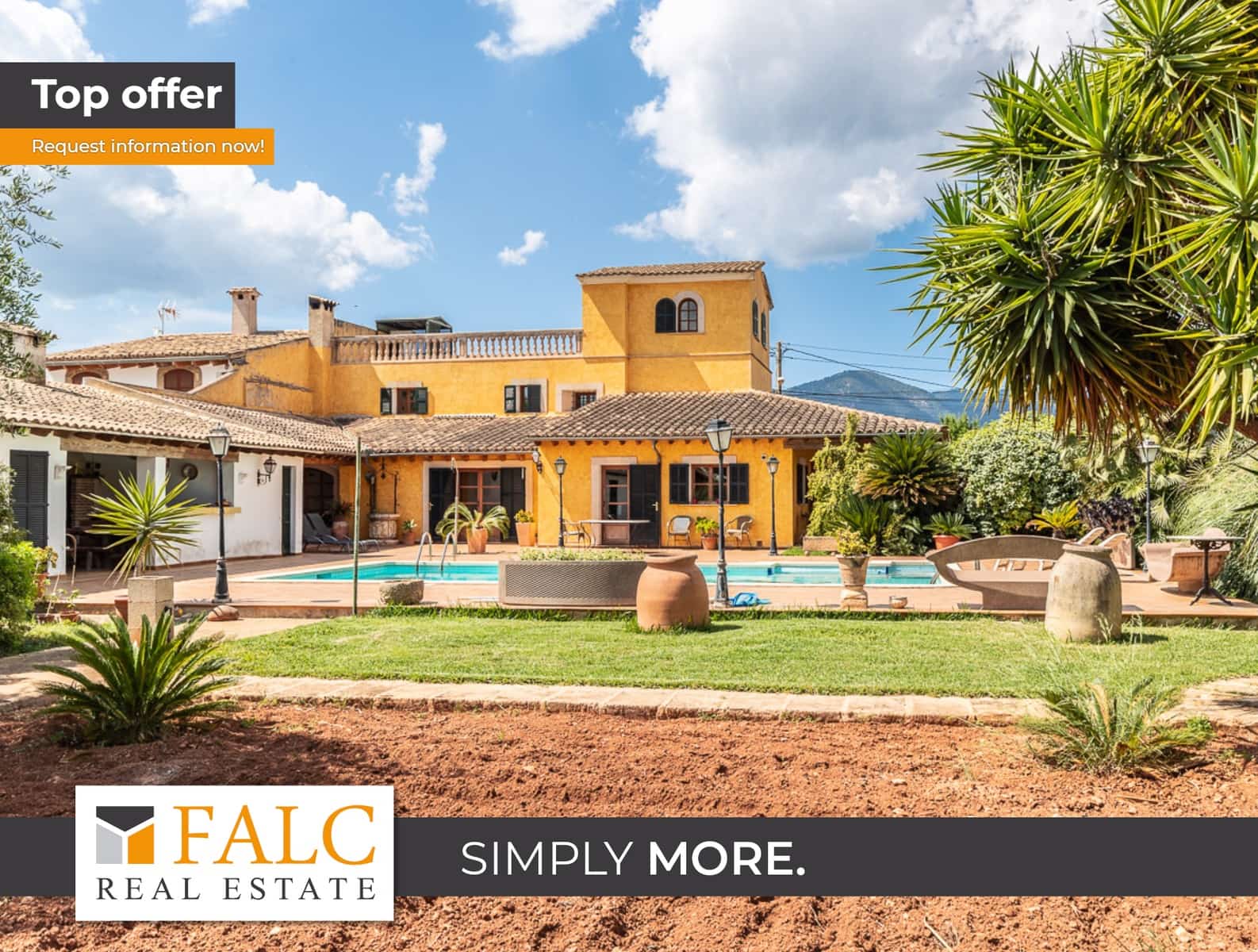 5 chambre Finca/Maison de Campagne à vendre à Santa Maria del Cami avec piscine garage - 2 000 000 € (Ref: 9587962)