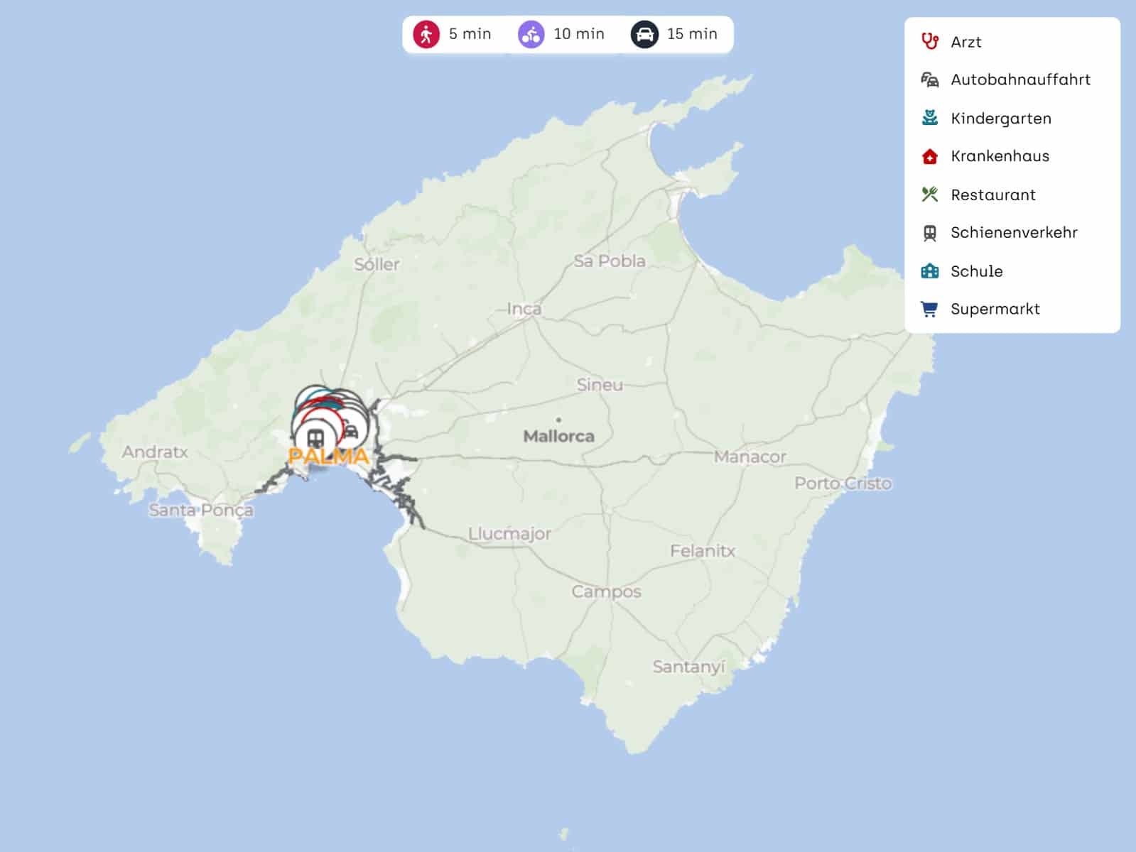 2 makuuhuone Kattohuoneisto myytävänä paikassa Palma de Mallorca mukana uima-altaan - 3 950 000 € (Ref: 9588140)