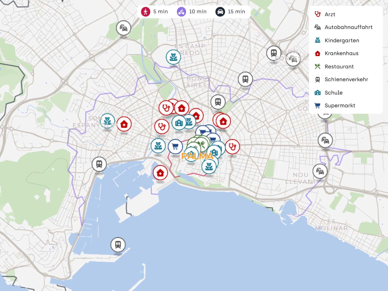 2 makuuhuone Kattohuoneisto myytävänä paikassa Palma de Mallorca mukana uima-altaan - 3 950 000 € (Ref: 9588140)
