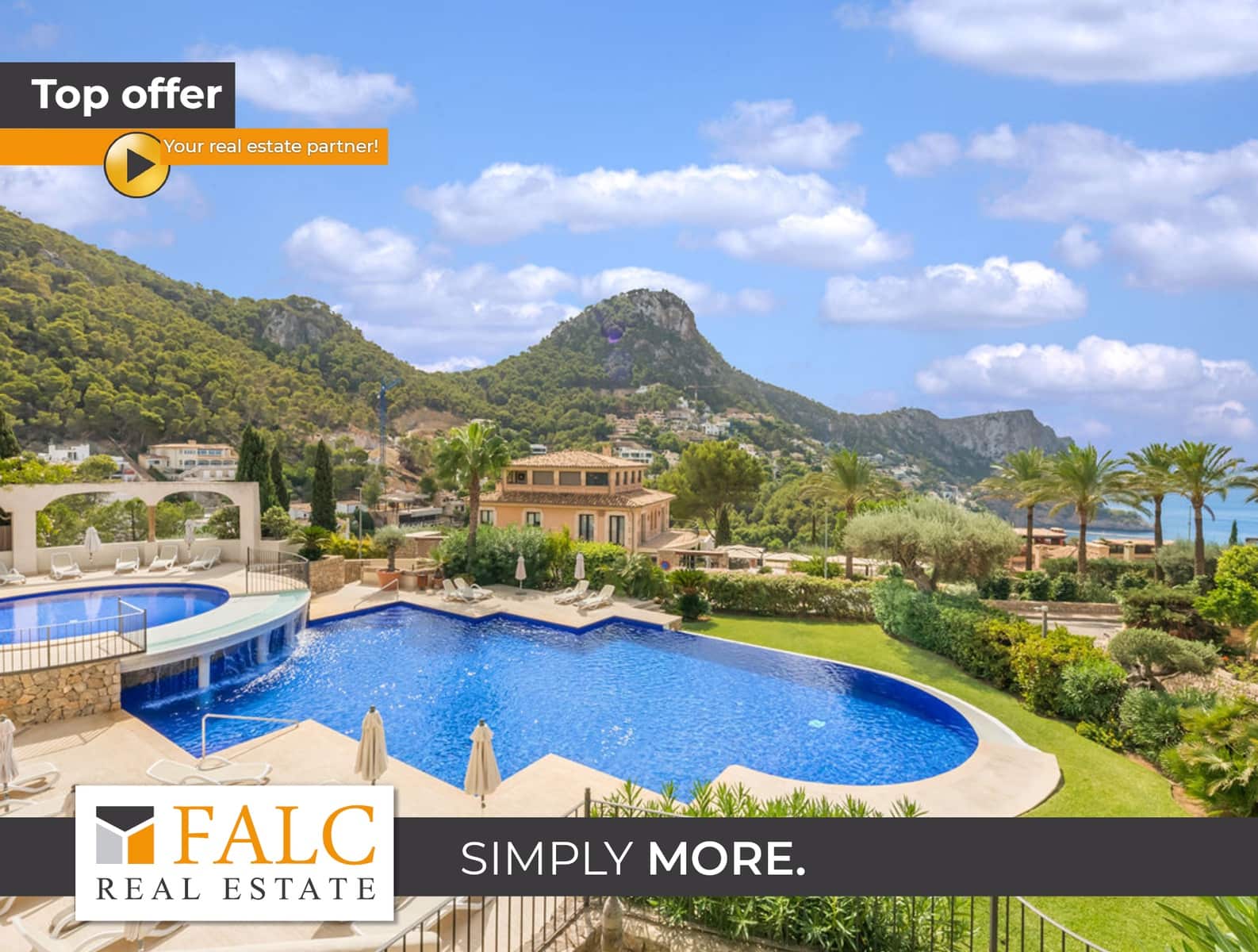 2 sovrum Lägenhet till salu i Andratx med pool garage - 925 000 € (Ref: 9592071)