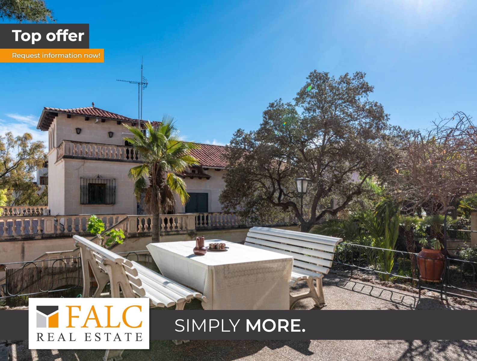 2 bedroom Villa for sale in Palma de Mallorca - € 1,900,000 (Ref: 9603323)