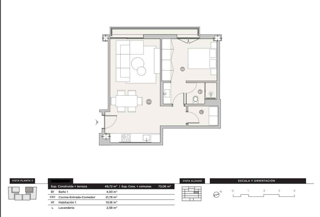1 soveværelse Lejlighed til salg i Palma de Mallorca med swimmingpool garage - € 599.000 (Ref: 9603447)