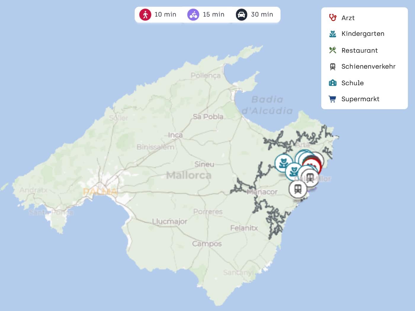 3 bedroom Villa for rent in Cala Millor with pool garage - € 4,000 (Ref: 9603448)