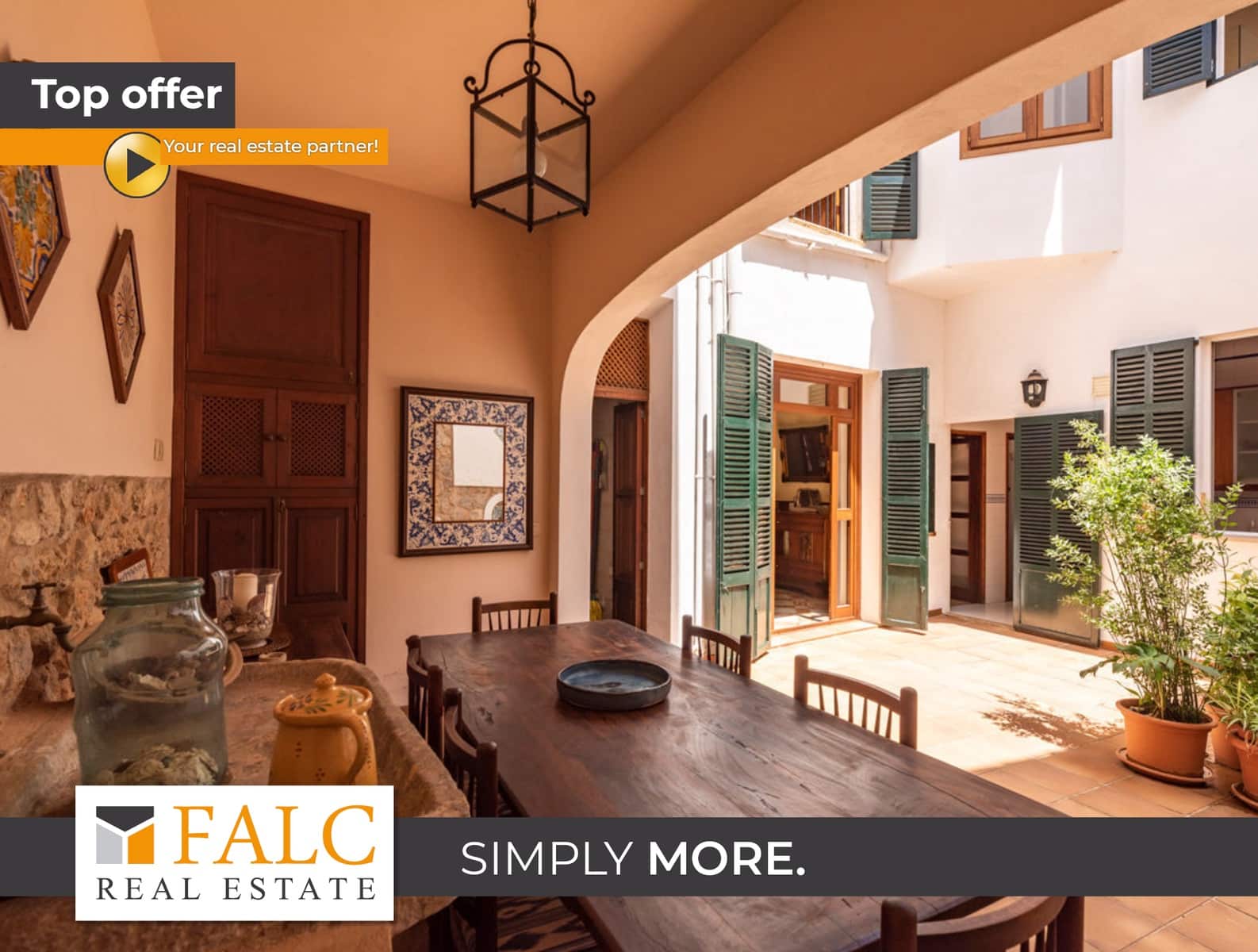 7 sypialnia Dom na sprzedaż w Soller z garażem - 1 100 000 € (Ref: 9606344)