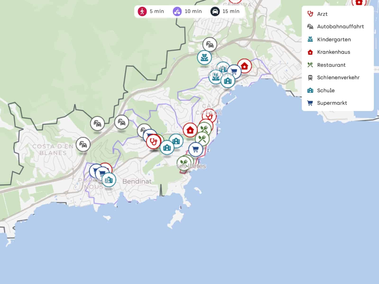 2 soverom Leilighet til salgs i Illetas med svømmebasseng garasje - € 870 000 (Ref: 9609529)