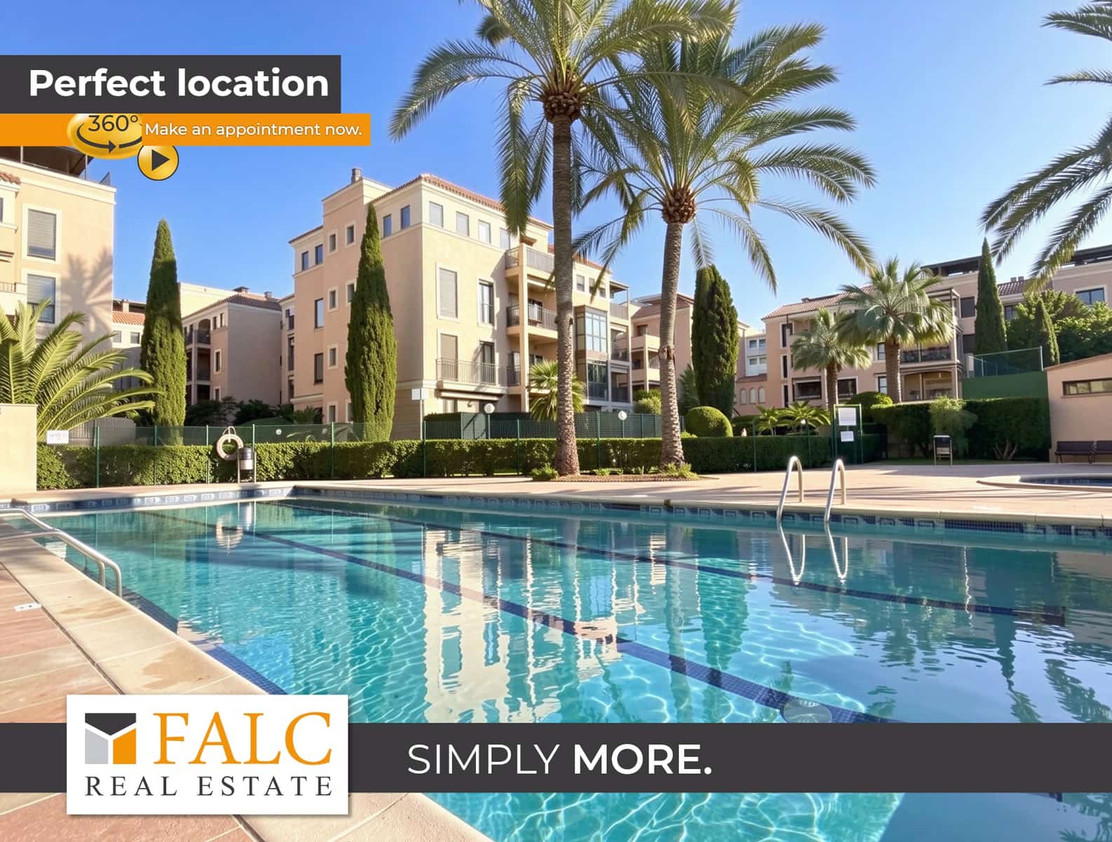 3 quarto Apartamento para venda em Palma de Mallorca com piscina garagem - 950 000 € (Ref: 9609941)