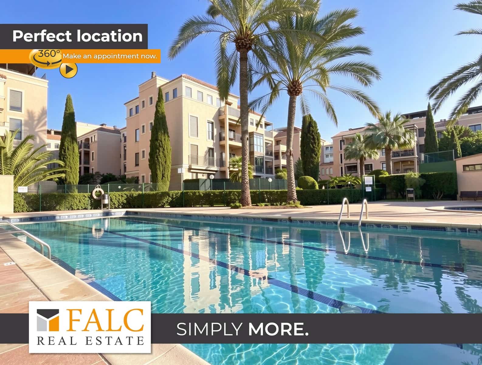 3 quarto Apartamento para venda em Palma de Mallorca com piscina garagem - 895 000 € (Ref: 9609941)
