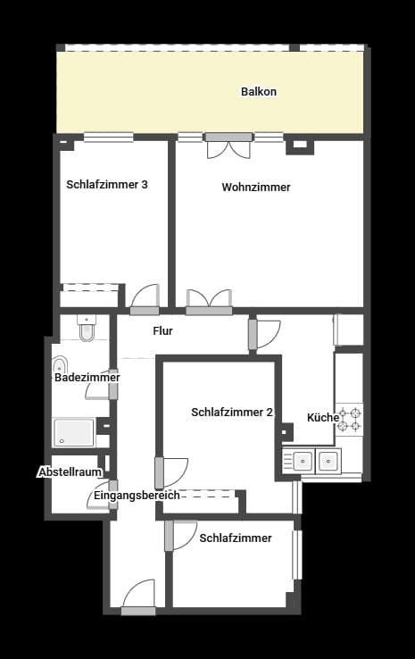 3 quarto Apartamento para arrendar em Palma de Mallorca - 2 100 € (Ref: 9618089)