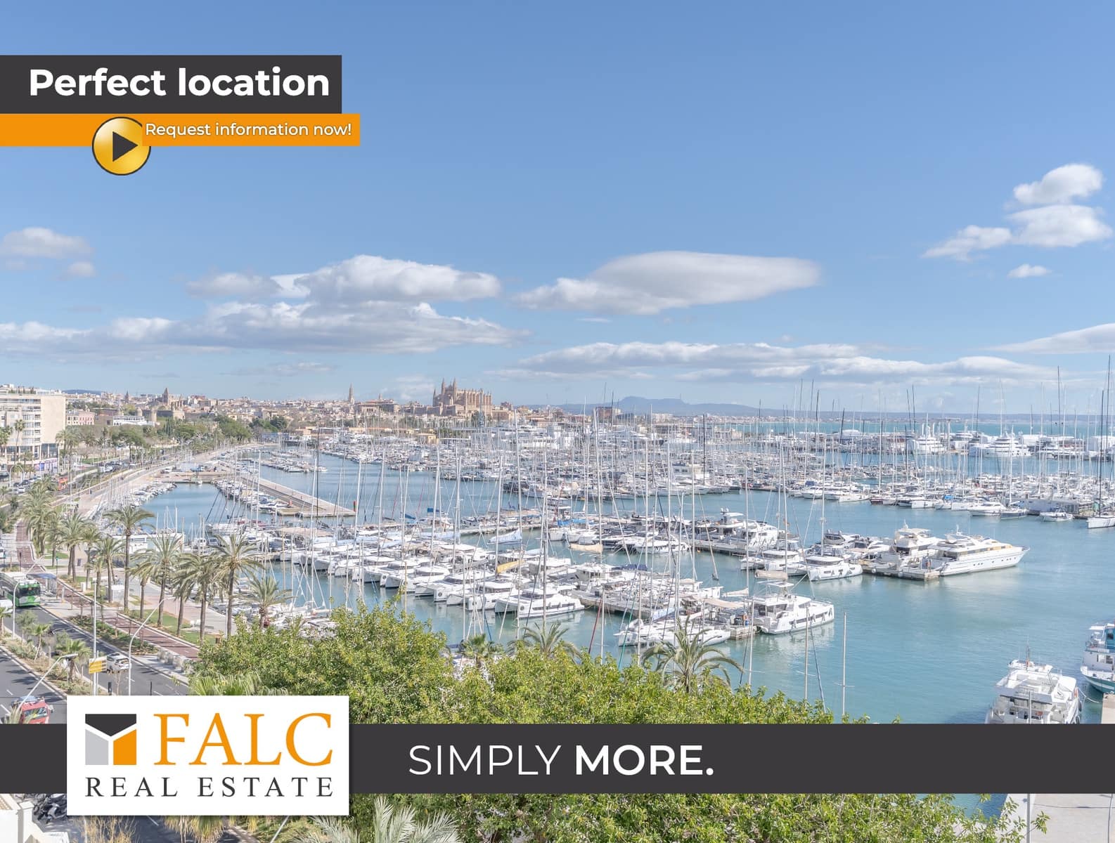 Apartamento de 3 habitaciones en Palma de Mallorca en venta - 1.200.000 € (Ref: 9620608)