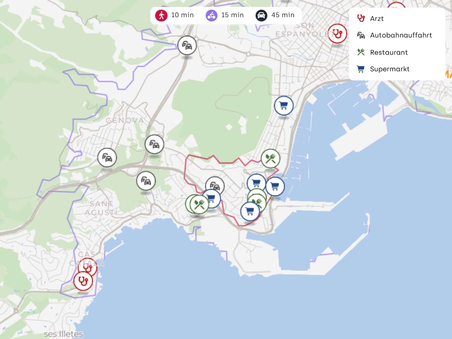 Ático de 2 habitaciones en Palma de Mallorca en venta con piscina garaje - 1.225.000 € (Ref: 9626480)