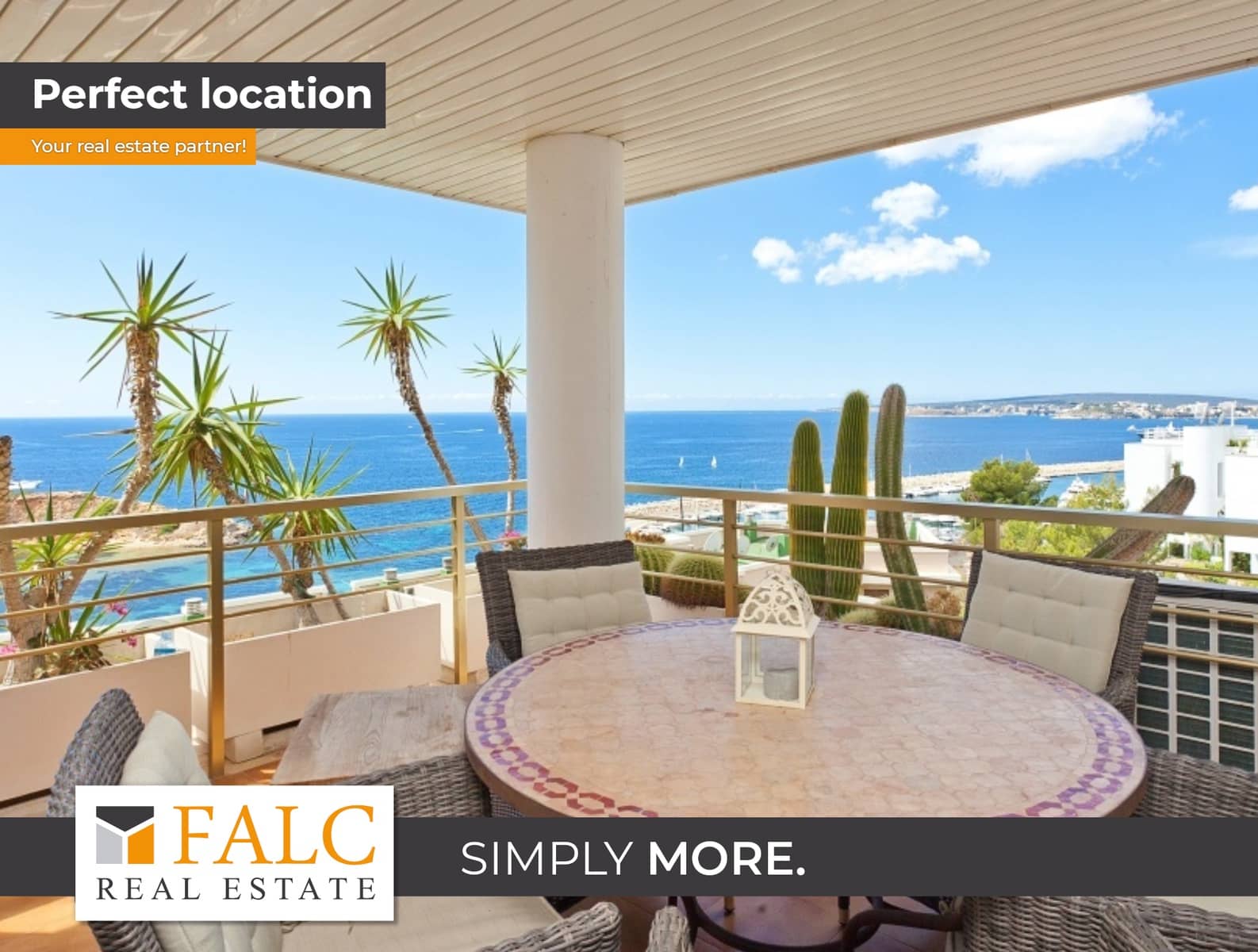 3 quarto Apartamento para venda em Puerto Portals com piscina garagem - 1 300 000 € (Ref: 9637980)