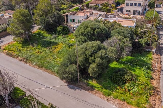 Ubebygd land til salgs i Cala Llombards, Santanyí - € 670 000 (Ref: 9639661)