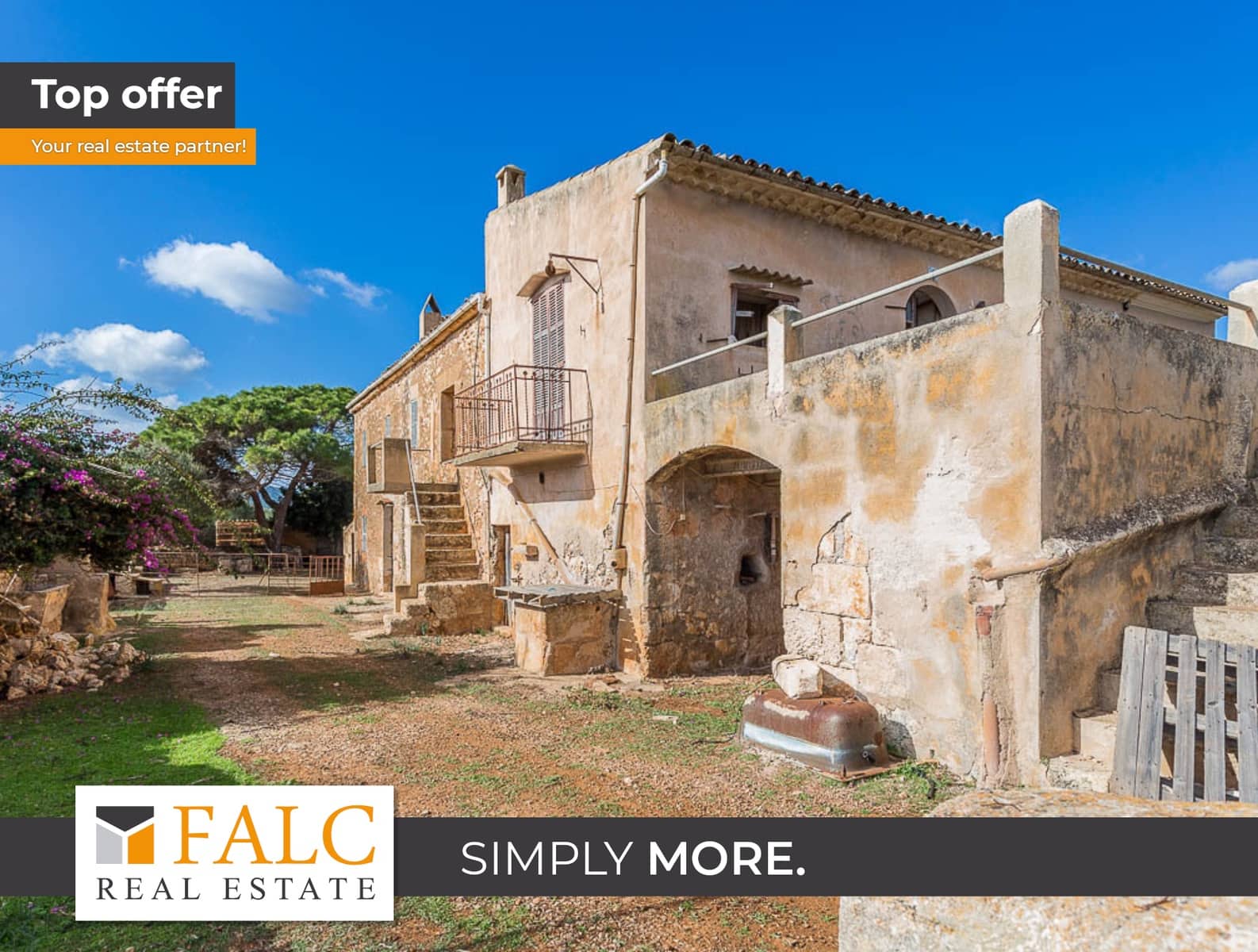 Finca/Casa Rural de 3 habitaciones en Portocristo / Port de Manacor en venta - 1.750.000 € (Ref: 9640989)