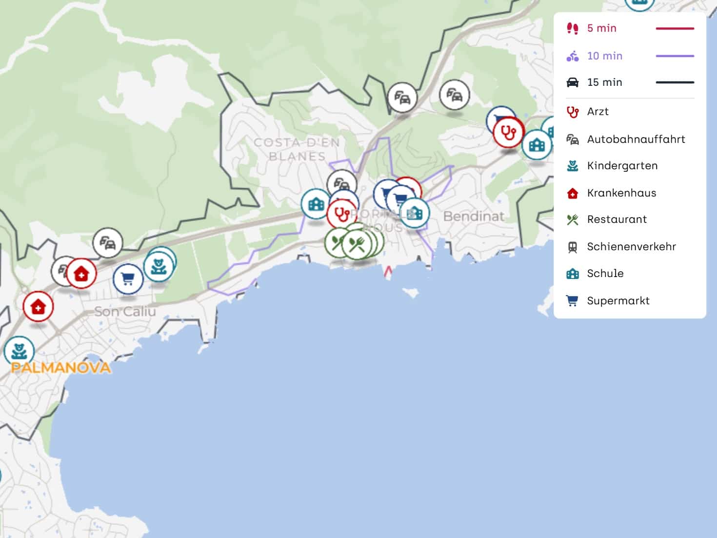 Apartamento de 2 habitaciones en Illetas en venta con piscina garaje - 690.000 € (Ref: 9645957)