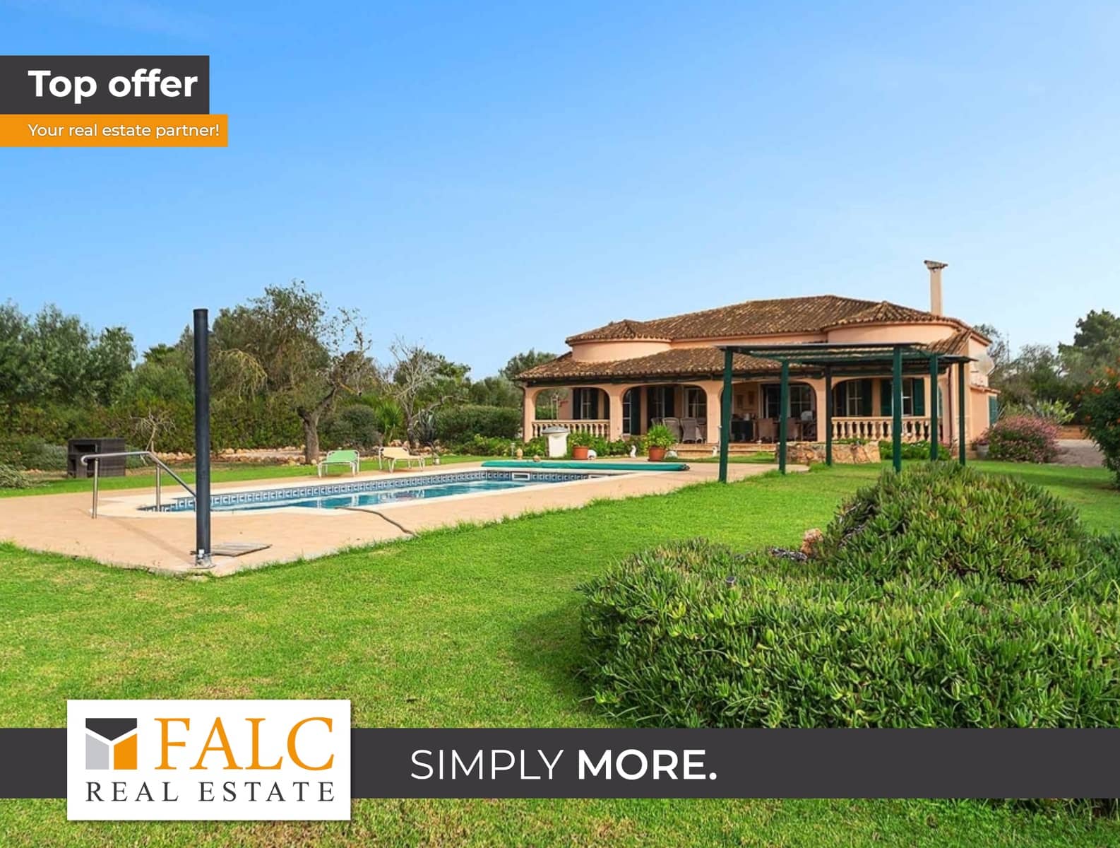 2 soveværelse Finca/Landehus til salg i Llucmajor med swimmingpool garage - € 950.000 (Ref: 9645961)