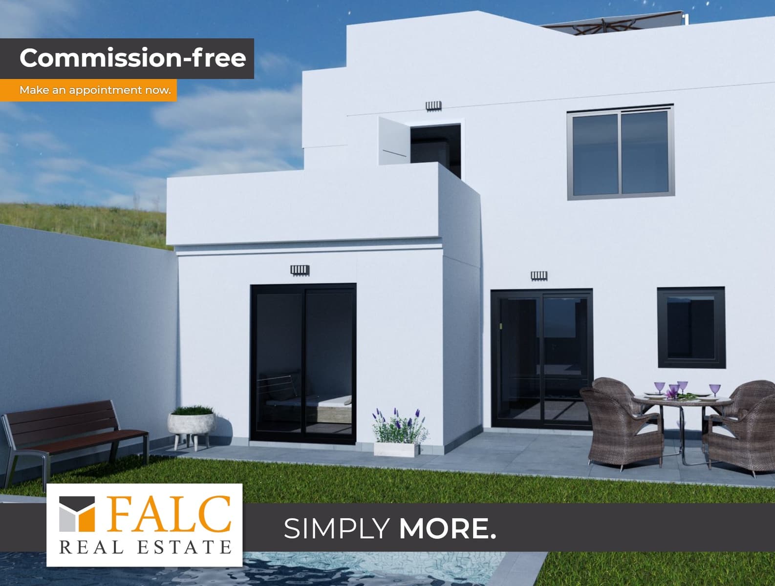 Adosado de 3 habitaciones en Los Belones en venta con piscina garaje - 365.000 € (Ref: 9650938)