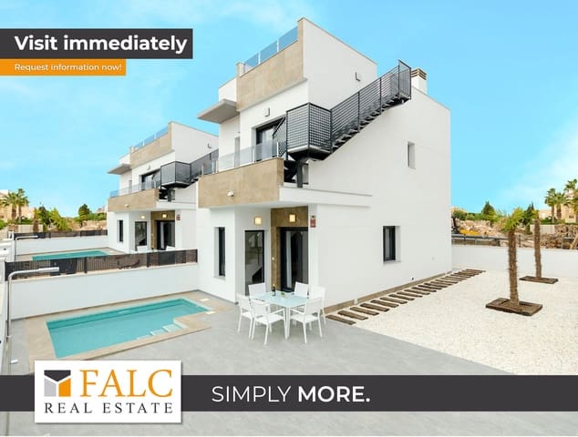 3 soveværelse Villa til salg i El Chaparral - La Siesta - La Torreta, Torrevieja med swimmingpool garage - € 424.000 (Ref: 9676441)