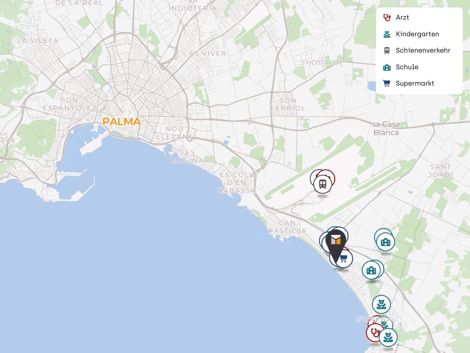 2 sovrum Lägenhet till salu i Palma de Mallorca med garage - 659 000 € (Ref: 9679123)