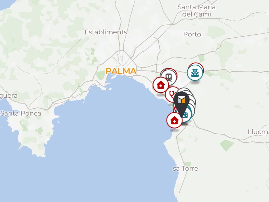 1 soverom Penthouse til salgs i Palma de Mallorca med garasje - € 485 000 (Ref: 9684280)