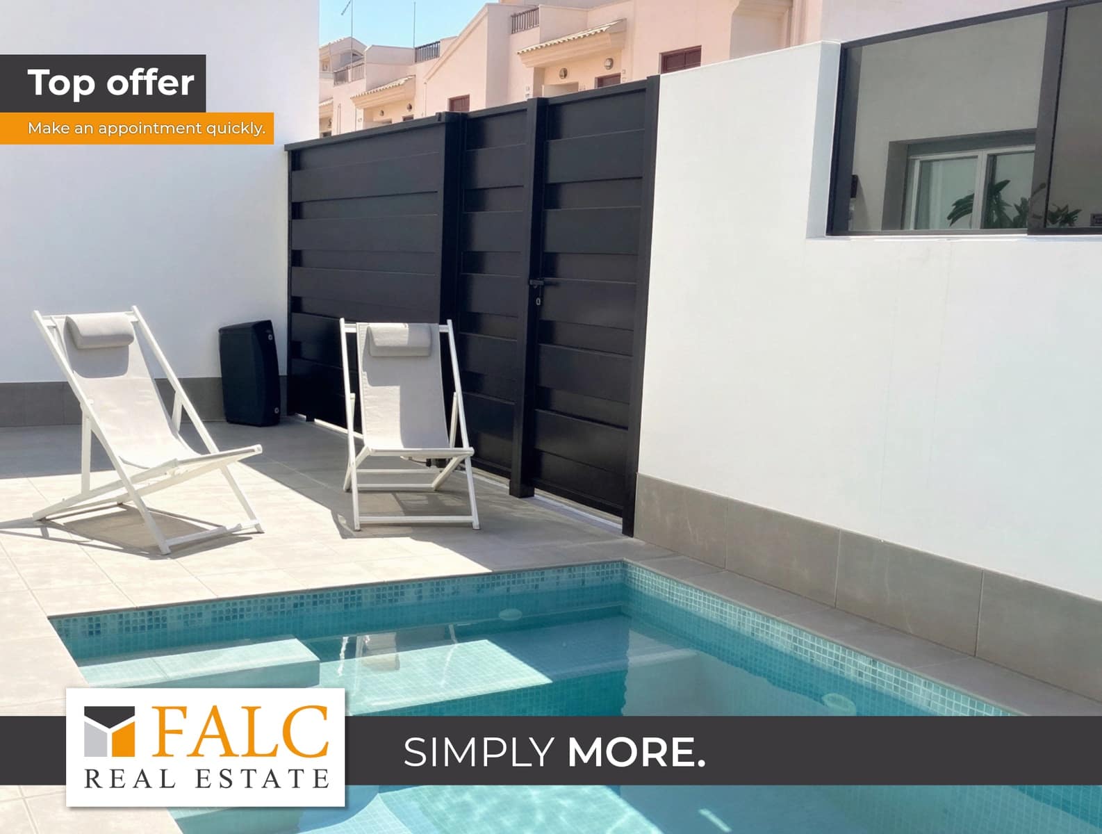 3 soverom Rekkehus til salgs i Balsicas med svømmebasseng garasje - € 350 000 (Ref: 9685219)